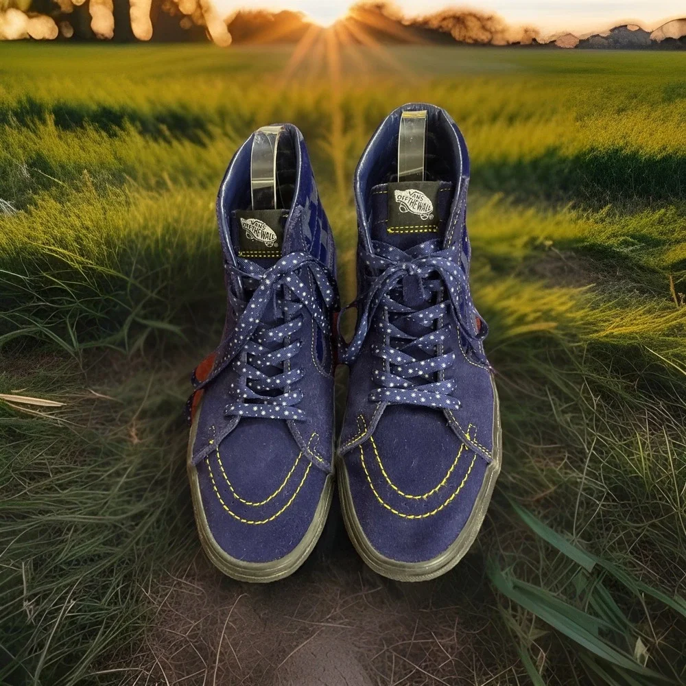 Women Size 10‎  Men Sz 8.5 VANS Disney x Sk8- High Sorcerer's Apprentice Purple